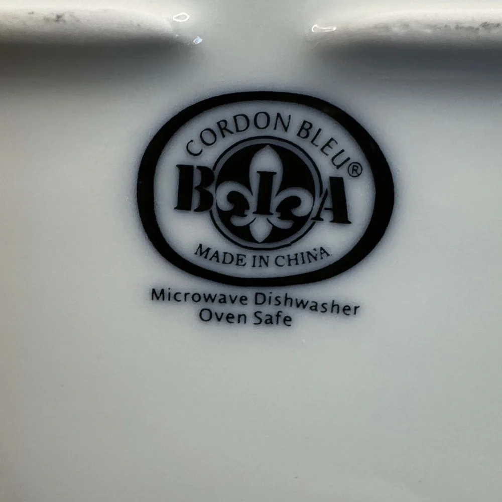 Cordon Bleu 18 by 11 White Serving Platter